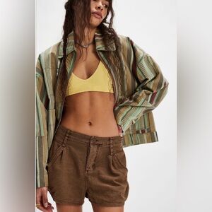 ▪️NWT Free People Audra Linen Shorts